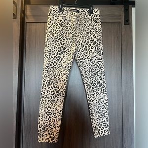 Express Cheetah Skinny Jean 2R